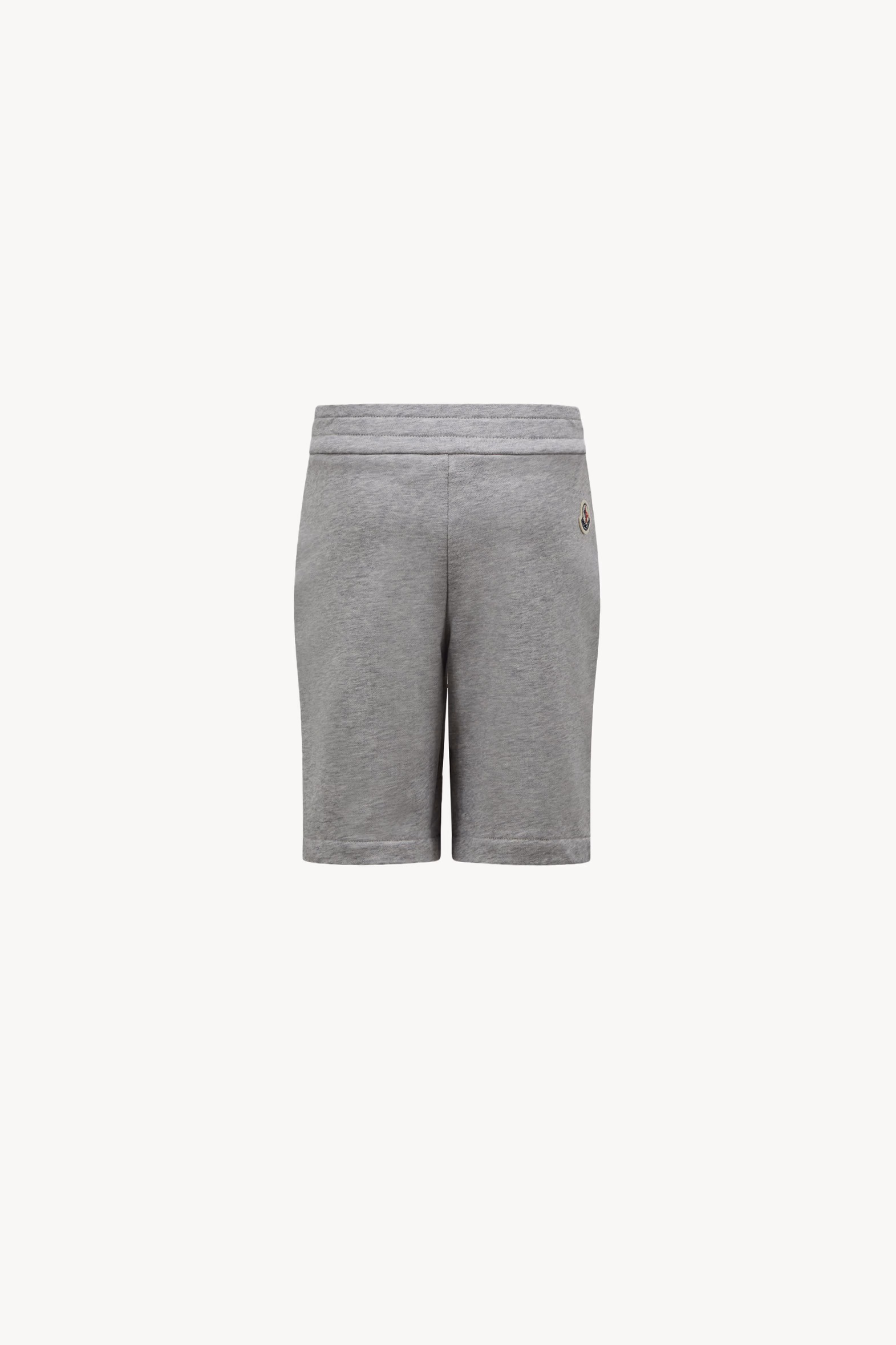 Shorts de algodón con logotipo óptico Niño Gris Moncler 3